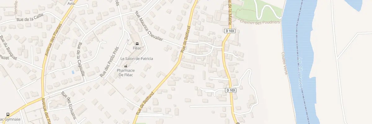 Plan du 25 Rue de Belfond à Fléac