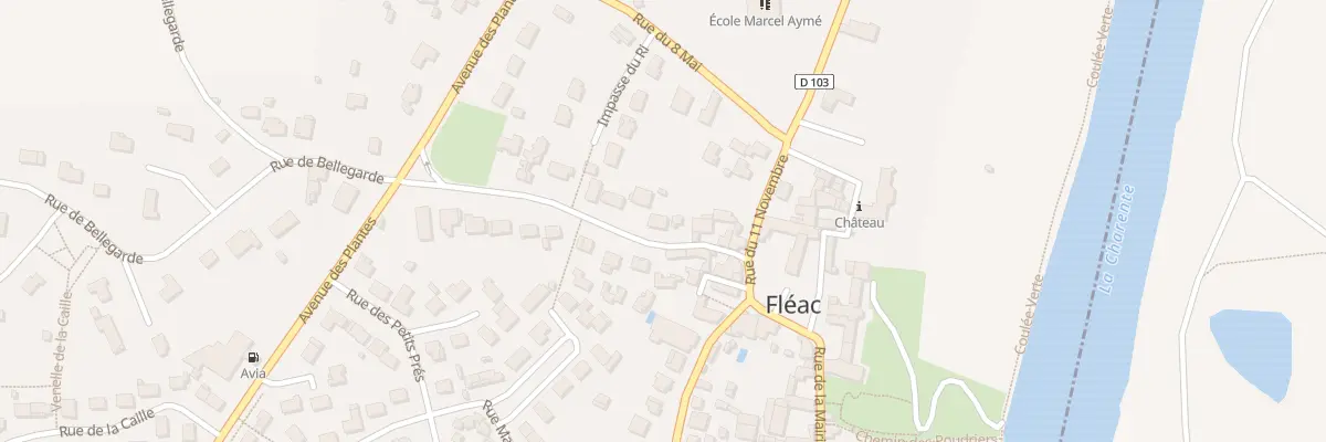 Plan du 10 Rue de la Cibarde à Fléac