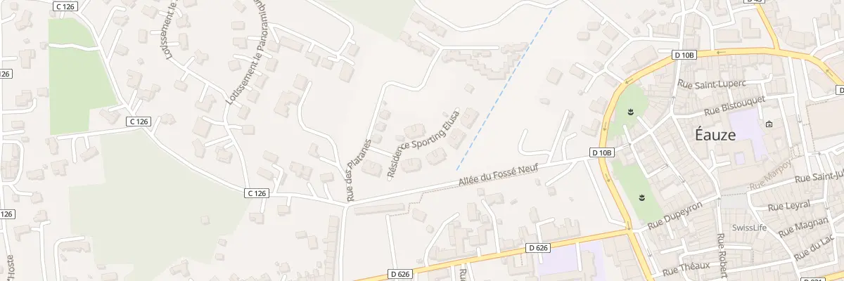Plan du 2 Rue des Platanes à Eauze