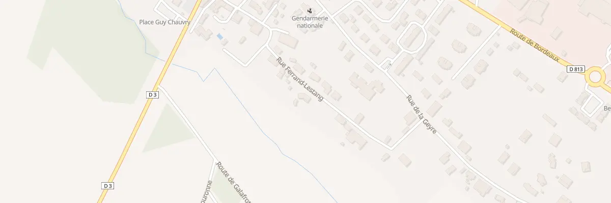 Plan du 134 Rue Ferrand-Lestang à Sainte-Bazeille