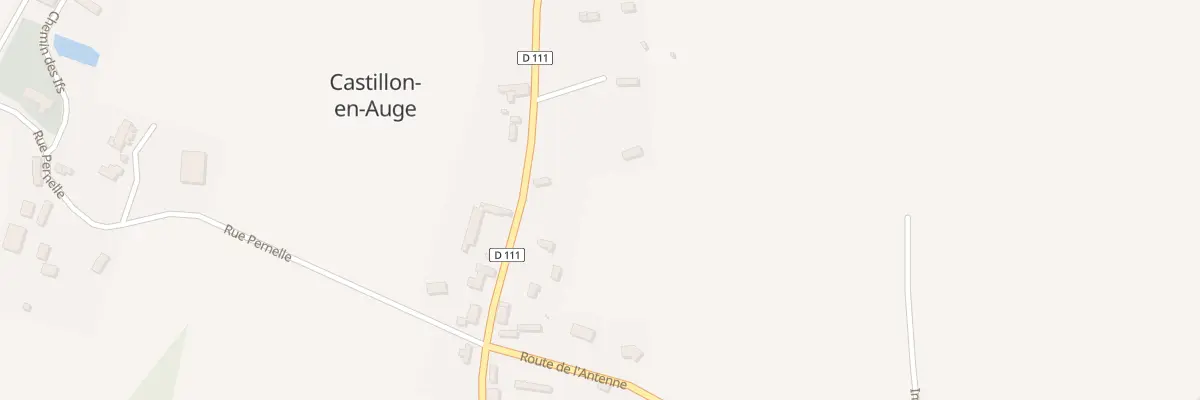 Plan du 160 Rte de St Julien Le Faucon à Castillon-en-Auge
