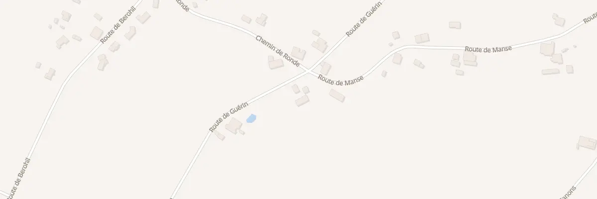 Plan du 875 Rte de Mansé à Montpouillan
