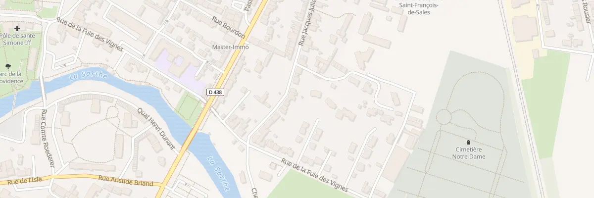 Plan du 34 Rue Labillardière à Alençon