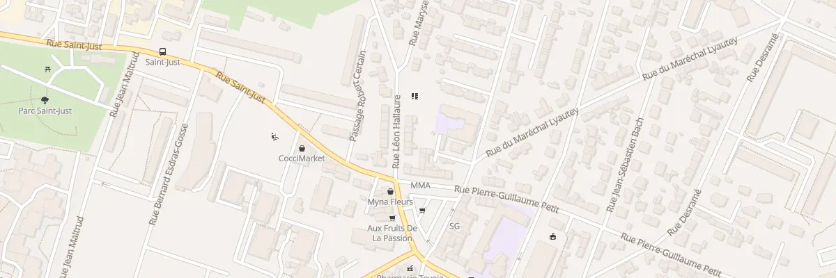 Plan du 20 Rue Léon Hallaure au Havre