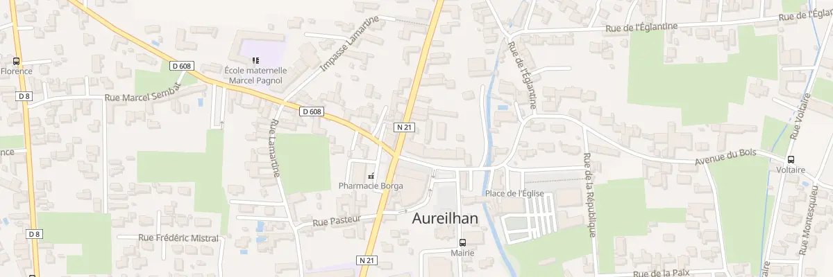 Plan du 86 Av Jean Jaurès à Aureilhan