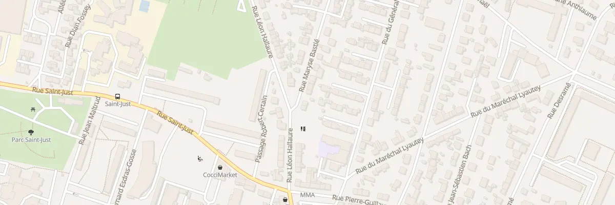 Plan du 6 Rue Maryse Bastié au Havre