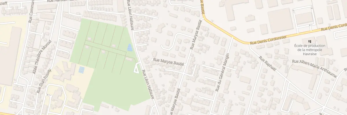 Plan du 35B Rue Maryse Bastié au Havre