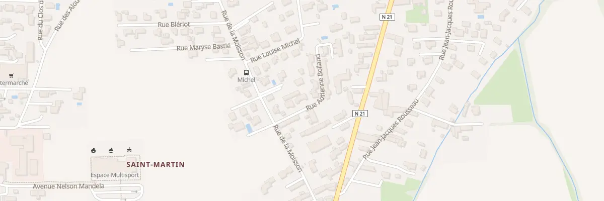 Plan du 3 Rue Adrienne Bolland à Aureilhan