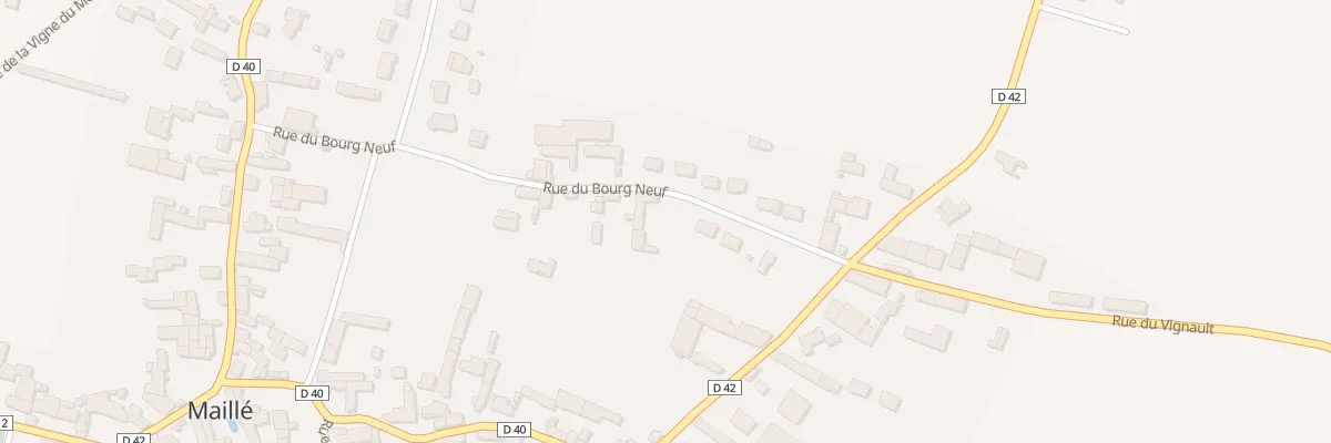 Plan du 14 Rue du Bourg Neuf à Maillé