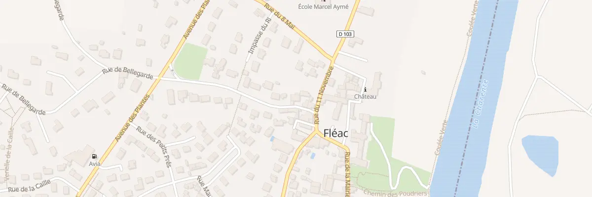 Plan du 6 Rue de la Cibarde à Fléac