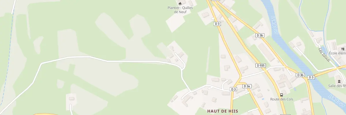 Plan du 236 Rue de la Fontaine l’Arrieulh à Hiis