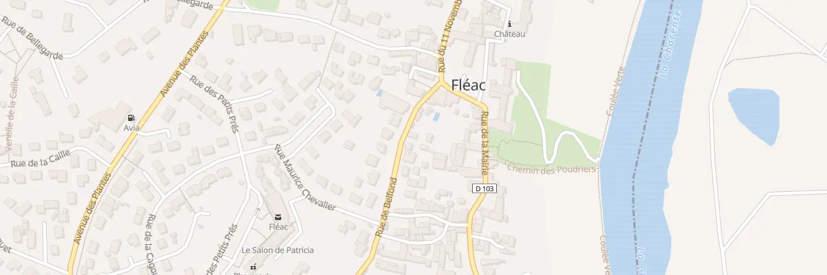 Plan du 9 Rue de Belfond à Fléac