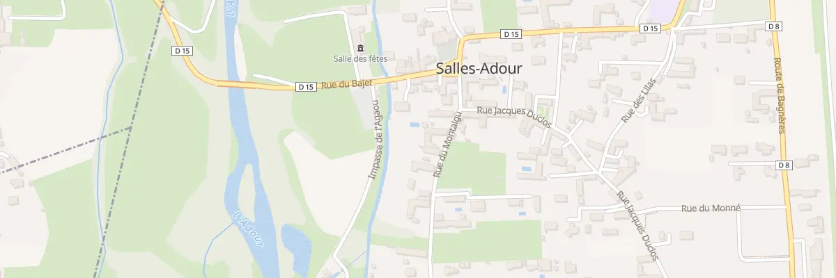 Plan du 4 Rue du Montaigu à Salles-Adour