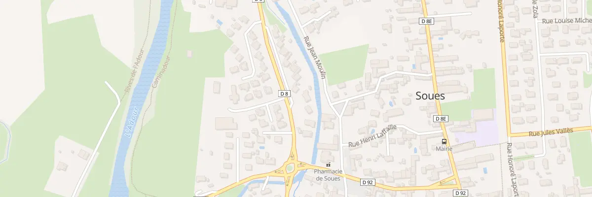 Plan du 4A Bd Joliot Curie à Soues
