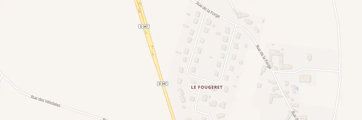 Plan du 11 Rue du Fougeret à Chalais