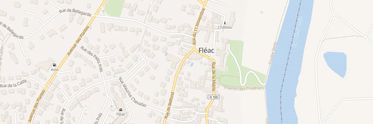 Plan du 3 Rue de Belfond à Fléac