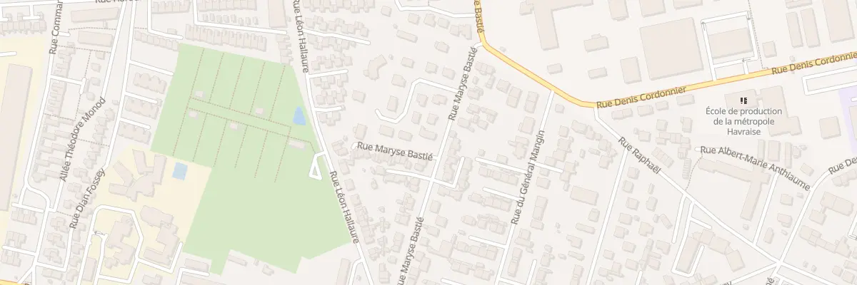 Plan du 31 Rue Maryse Bastié au Havre