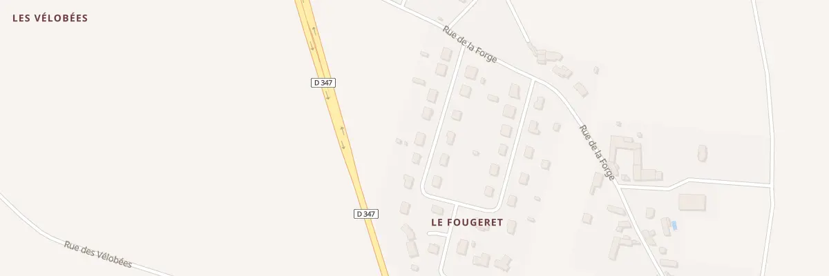Plan du 9 Rue du Fougeret à Chalais