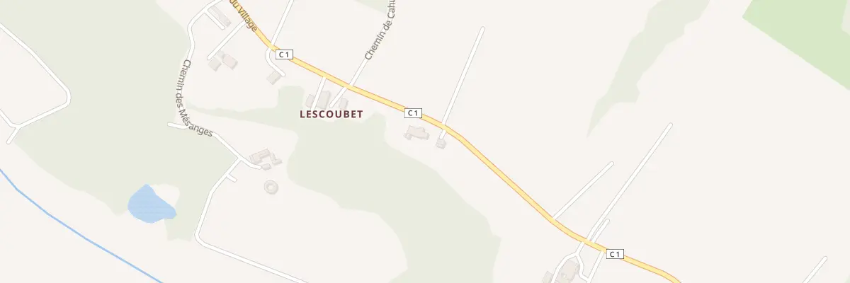 Plan du 5038 A Lescoubet à Séailles