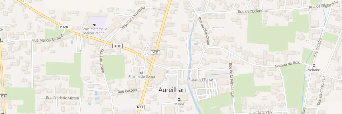 Plan du 3 Av du Bois à Aureilhan