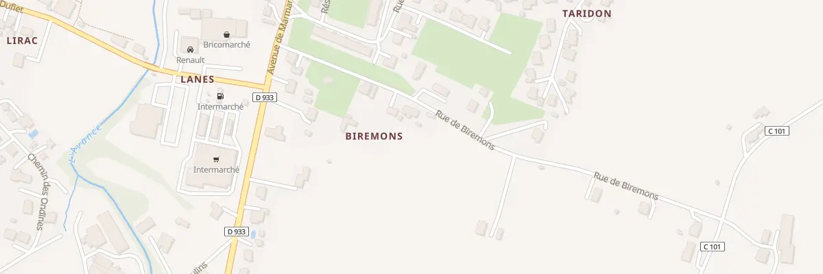 Plan du 7 Rue de Biremons à Casteljaloux