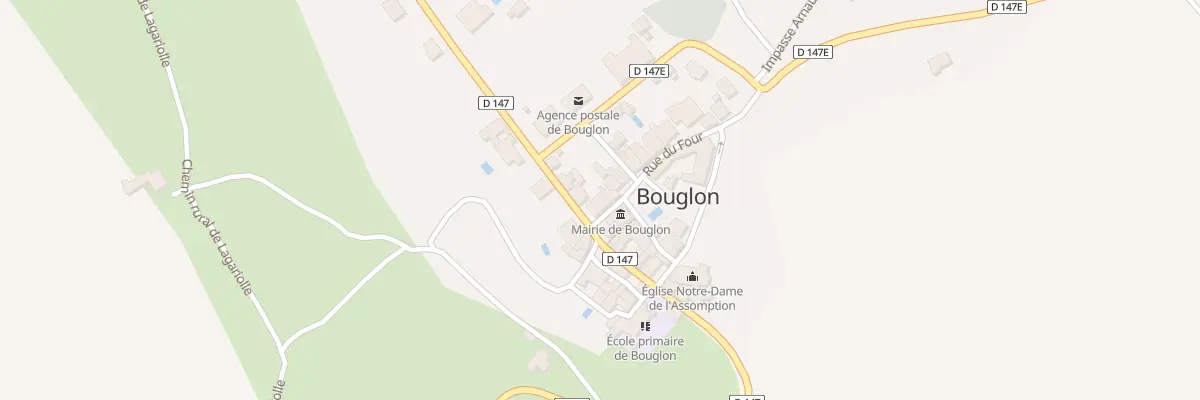 Plan du 1040 Rte de Cocumont à Bouglon