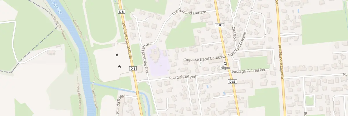 Plan du 2 Imp Henri Barbusse à Soues