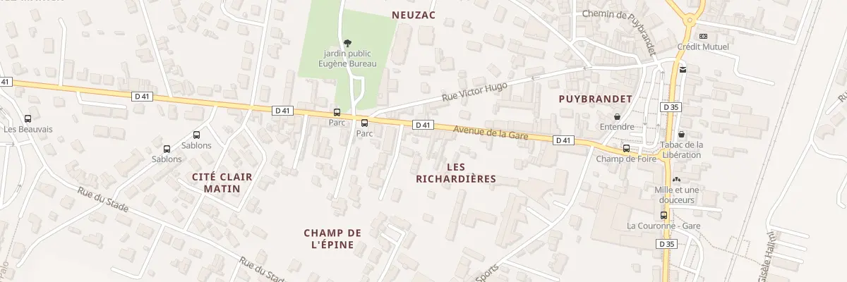 Plan du 44 Av de la Gare à La Couronne