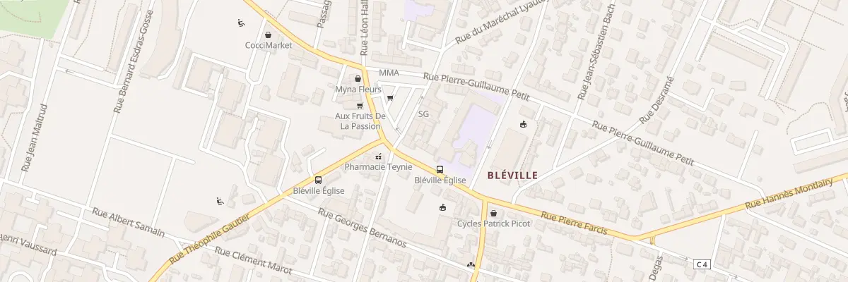 Plan du 5 Rue Pierre Farcis au Havre
