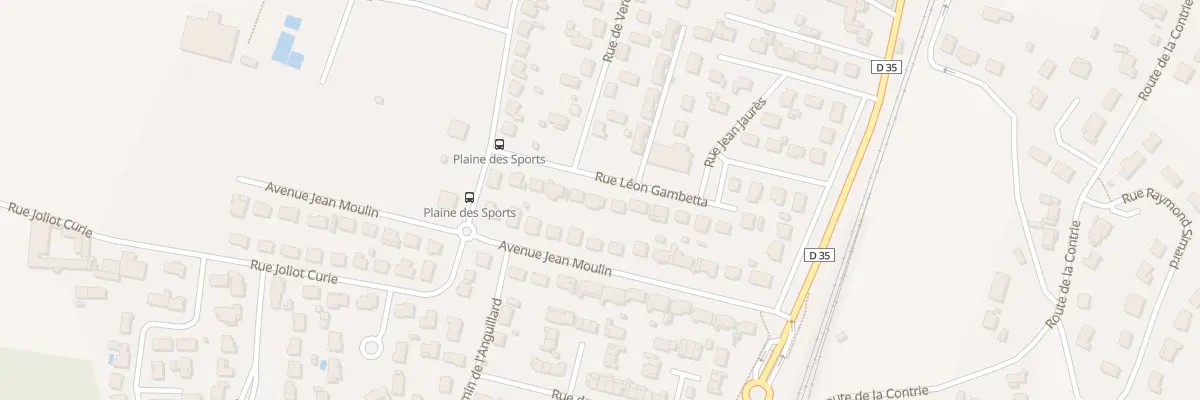 Plan du 11 Rue Leon Gambetta à La Couronne