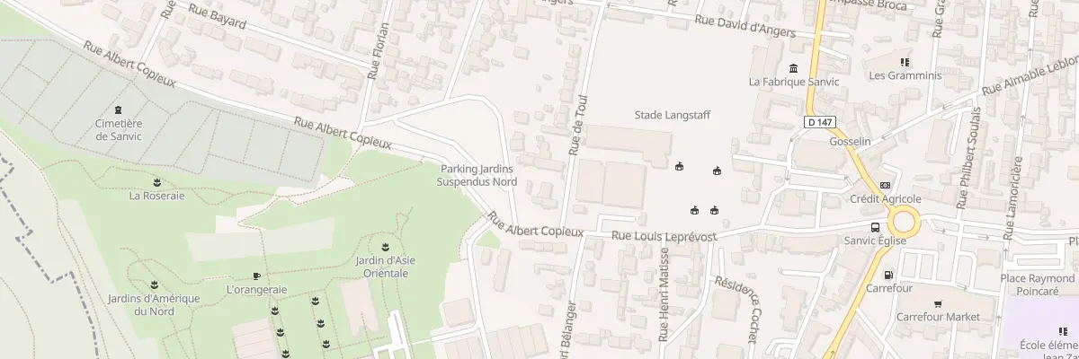 Plan du 12 Rue Albert Copieux au Havre
