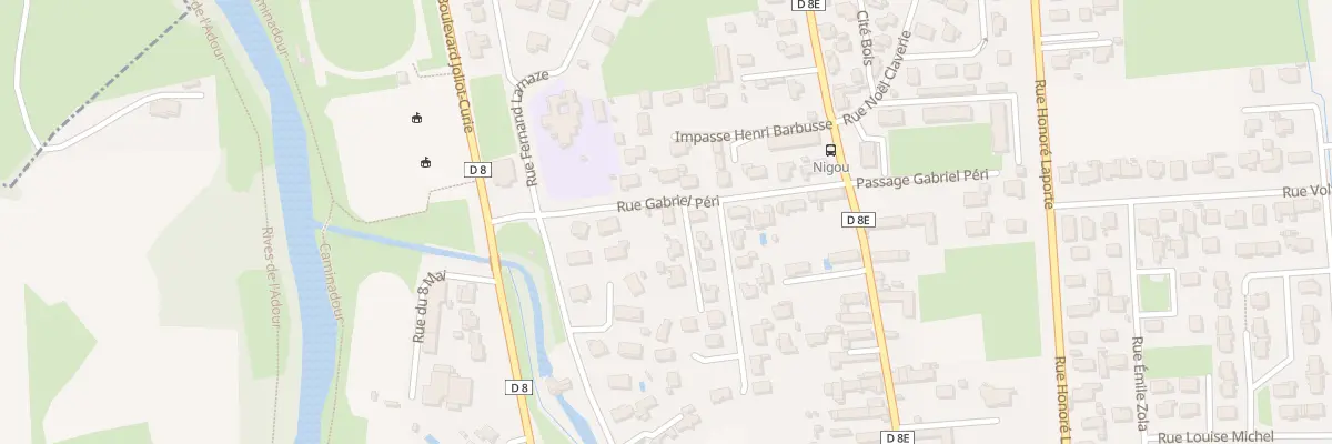 Plan du 4 Rue Gabriel Péri à Soues