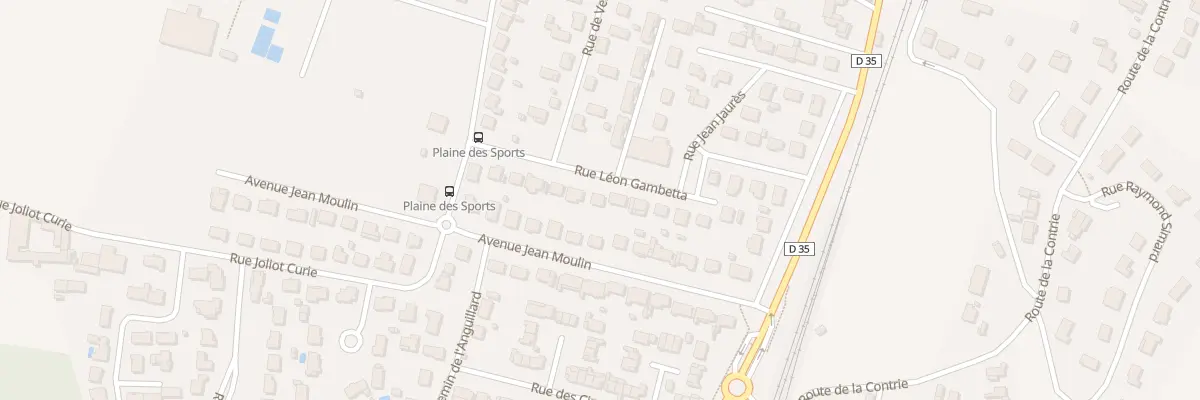 Plan du 13 Rue Leon Gambetta à La Couronne