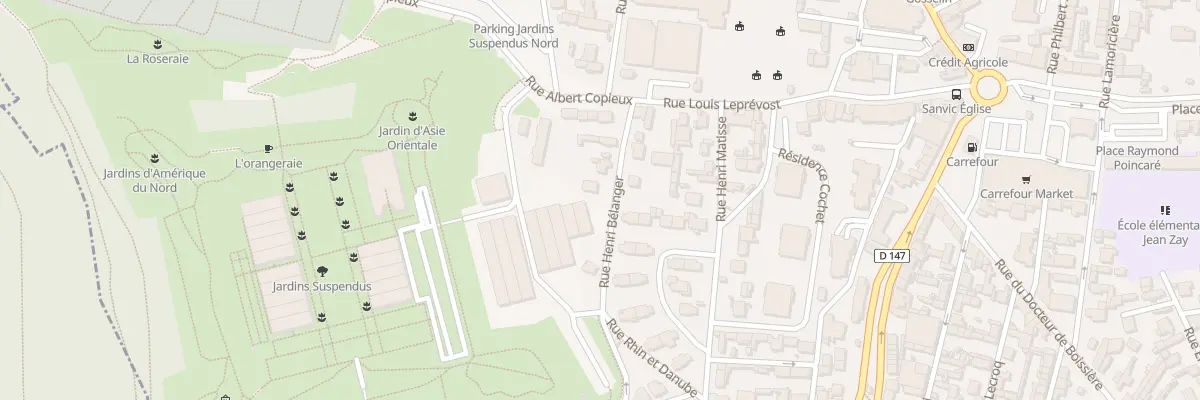 Plan du 7 Rue Henri Bélanger au Havre