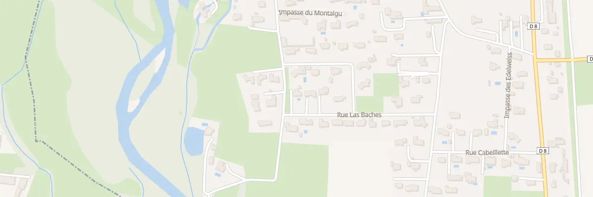 Plan du 12 Rue Las Baches à Salles-Adour