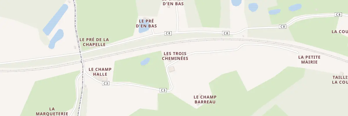 Plan du 5077 Les Trois Cheminees à La Chapelle-Saint-Fray