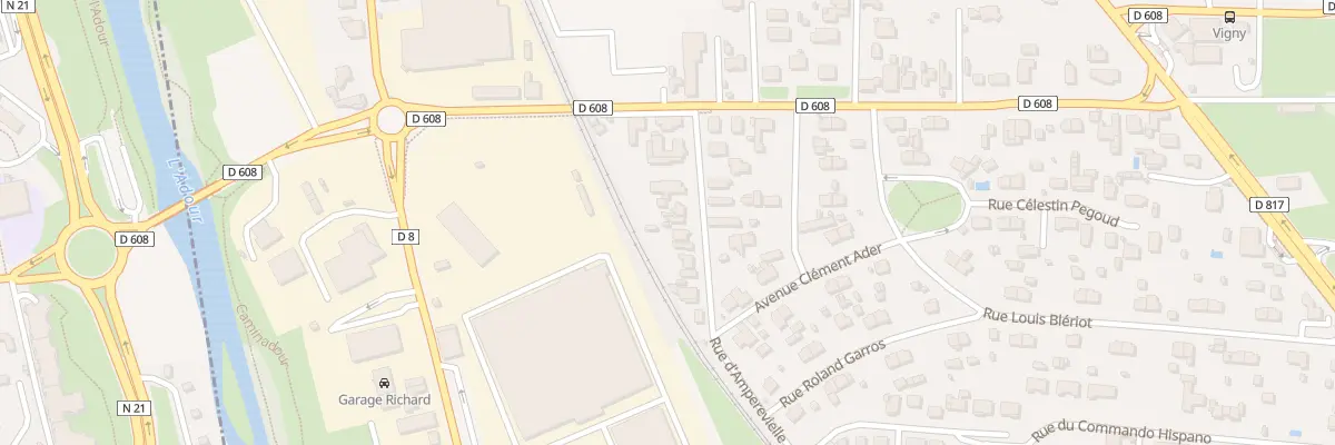 Plan du 9 Rue Ampèrevielle à Séméac