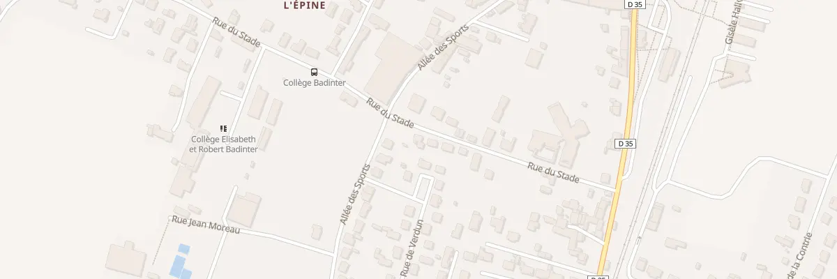 Plan du 24 Rue du Stade à La Couronne