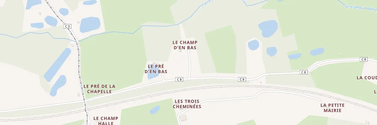 Plan du 5001 Le Champ d’En Bas à La Chapelle-Saint-Fray