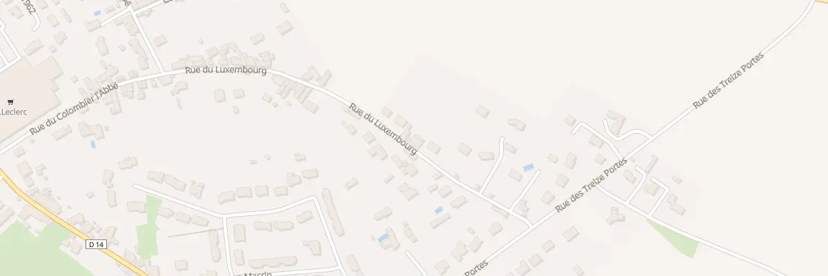 Plan du 33 Rue du Luxembourg à Loudun