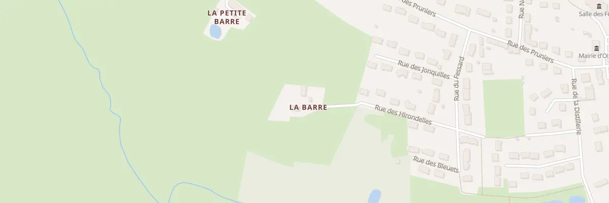 Plan du 5192 La petite Barre à Oizé