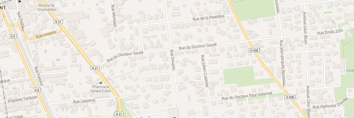 Plan du 20 Rue du Doct Gaute à Séméac