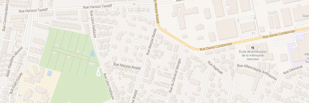 Plan du 48 Rue Maryse Bastié au Havre