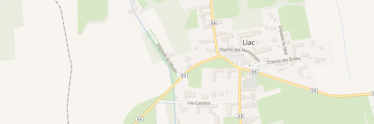 Plan du 4 Rte du Lavoir à Liac