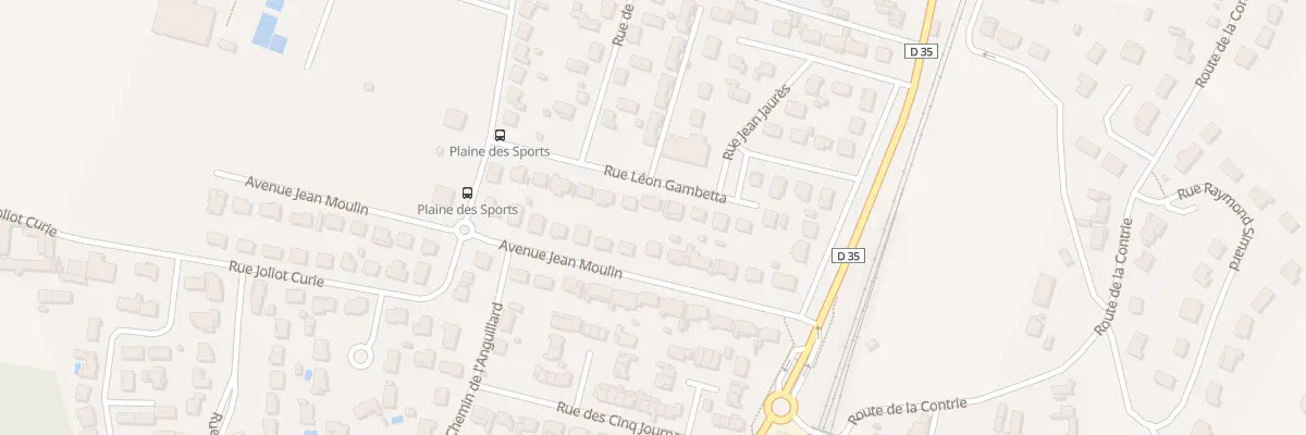Plan du 15 Rue Leon Gambetta à La Couronne
