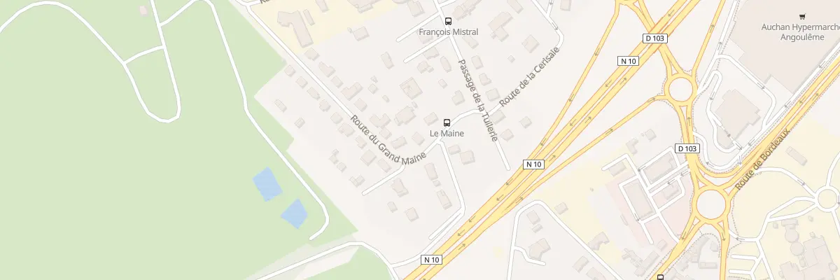 Plan du 6 Rte du Grand Maine à La Couronne