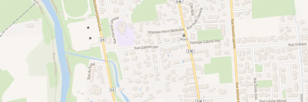 Plan du 1 Rue du Colonel Fabien à Soues