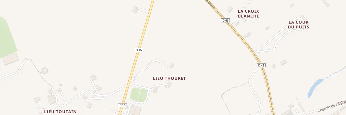 Plan du 3400 Rte Departementale N 16 à Bonnebosq