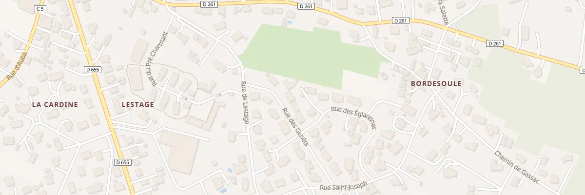 Plan du 5 Rue des Genêts à Casteljaloux
