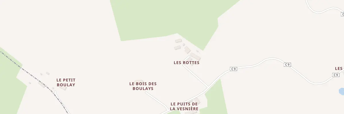 Plan du 1 Les Rottes à Aigné